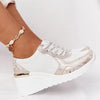 New Women Casual Shoes Height Increasing Sport Elegant Shoes Air Cushion Comfortable Sneakers Women's Vulcanize Shoes Sports Breathable Sneakers by Stevvex