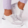 New Women Casual Shoes Height Increasing Sport Elegant Shoes Air Cushion Comfortable Sneakers Women's Vulcanize Shoes Sports Breathable Sneakers by Stevvex