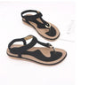 New Women Sandals Flat Heel Summer Casual Flip Flops Single Ladies Shoes Woman Soft Sole Slippers Summer Casual Flat Ankle T-Strap Thong Elastic Comfortable Flip Flops Beach Shoes Sandal by Stevvex