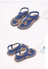 New Women Sandals Flat Heel Summer Casual Flip Flops Single Ladies Shoes Woman Soft Sole Slippers Summer Casual Flat Ankle T-Strap Thong Elastic Comfortable Flip Flops Beach Shoes Sandal by Stevvex