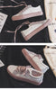 New Women Sneaker Fashion Breathble Vulcanized Shoes Platform Lace Up Casual White Tenis Sneakers Women Play Fashion Sneaker Low Top Elastic Canvas Flat Sneakers by Stevvex