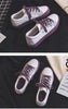 New Women Sneaker Fashion Breathble Vulcanized Shoes Platform Lace Up Casual White Tenis Sneakers Women Play Fashion Sneaker Low Top Elastic Canvas Flat Sneakers by Stevvex