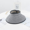 New Women Summer Visors Hat Foldable Sun Hat Wide Large Retro Hat Women's Adjustable Packable Roll-Up Visor Fashion Beach Hats Straw Hat Beach UV Protection Cap by Stevvex