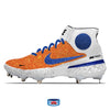 "New York Glitter" Nike Alpha Huarache Elite 3 Mid Cleats