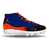 "New York" Jordan 11 Retro MCS Cleats by Stadium Custom Kicks