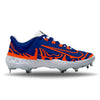"New York Lava" Nike Alpha Huarache Elite 4 Low Cleats by Stadium Custom Kicks