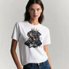 Rottweiler T-shirt White by Bestia Dog Gear