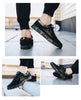 Newest Spring Autumn Men's Flat Shoes Fashion Comfortable Breathable Canvas Sneakers Men's Lace Casual Slip On Sneakers Classic Low Top Canvas Causal Comfortable Walking Flats Sneakers by Stevvex