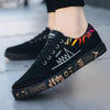 Newest Spring Autumn Men's Flat Shoes Fashion Comfortable Breathable Canvas Sneakers Men's Lace Casual Slip On Sneakers Classic Low Top Canvas Causal Comfortable Walking Flats Sneakers by Stevvex