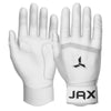 Jax Batting Gloves | Platinum White | Pro Cuff