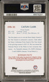 Graded 2022 Topps Bowman University Caitlin Clark #09B30 2009 Bowman Rookie RC Basketball Card PSA 10 Gem Mint