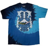 Nick Mason's Saucerful of Secrets Hokusai Wave Dip Dye [T-Shirt] by Rock Band Apparel