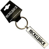 Nickelback Black Logo White [Keychain] by Rock Band Apparel