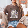 Nightmare Before Coffee Comfort Colors Shirt – Skeleton Funny Halloween Tee by Adorb Custom Tees