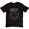 Nirvana Black Happy Face [T-Shirt] by Rock Band Apparel