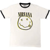 Nirvana Double Happy Face [T-Shirt] by Rock Band Apparel