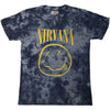 Nirvana Happy Face Blue Stroke [T-Shirt] by Rock Band Apparel