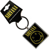 Nirvana Happy Face Photo Print [Keychain] by Rock Band Apparel