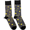 Nirvana Mixed Happy Faces [Socks] by Rock Band Apparel