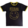 Nirvana Outline Happy Face [T-Shirt] by Rock Band Apparel