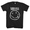 Nirvana White Happy Face [T-Shirt] by Rock Band Apparel