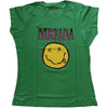 Nirvana Xerox Happy Face Pink [T-Shirt] by Rock Band Apparel