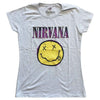 Nirvana Xerox Happy Face Pink [T-Shirt] by Rock Band Apparel