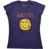 Nirvana Xerox Happy Face Pink [T-Shirt] by Rock Band Apparel