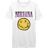 Nirvana Xerox Happy Face Pink [T-Shirt] by Rock Band Apparel