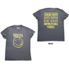 Nirvana Yellow Happy Face [T-Shirt] by Rock Band Apparel