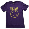 Nirvana Yellow Happy Face [T-Shirt] by Rock Band Apparel