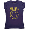 Nirvana Yellow Happy Face [T-Shirt] by Rock Band Apparel