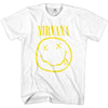 Nirvana Yellow Happy Face [T-Shirt] by Rock Band Apparel