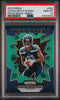 Graded 2023 Panini Prizm Jaxon Smith-Njigba #PB2 Prizm Break Green Rookie RC Football Card PSA 10 Gem Mint