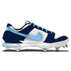 "North Carolina Dunk" Nike Force Zoom Trout 7 Pro Cleats by Stadium Custom Kicks