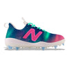"Northern Lights" New Balance FuelCell COMPv3 TPU Baseball Cleats by Stadium Custom Kicks