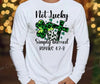 Not Lucky, Simply Blessed – White by Carolina Country Bling