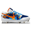 "NYC Graffiti" Jordan 1 Retro Cleats by Stadium Custom Kicks