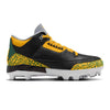 "Oakland" Jordan 3 Retro MCS Cleats by Stadium Custom Kicks