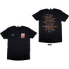 Oasis Definitely Maybe AAA Setlist [T-Shirt] by Rock Band Apparel