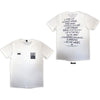 Oasis Definitely Maybe AAA Setlist [T-Shirt] by Rock Band Apparel