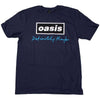 Oasis Definitely Maybe Text Logo [T-Shirt] by Rock Band Apparel
