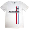 Oasis Knebworth Vertical Stripe [T-Shirt] by Rock Band Apparel