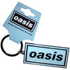 Oasis Logo Sky Blue [Keychain] by Rock Band Apparel