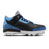 "Obsidian" Jordan 3 Retro MCS Cleats by Stadium Custom Kicks