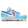"Ocean Drive" Jordan 1 Retro Cleats by Stadium Custom Kicks