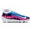 "Ocean Drive” Nike Vapor Pro 1 Football Cleats by Stadium Custom Kicks