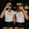 The Girls Crop Tee – Bachelorette Party & Bridal Crew Shirt by Hey Jude Graphic Tees