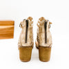 Ofanto Heeled Sandal in Gold