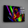 Female Portrait 28 Glass Wall Art by Insigneart USA